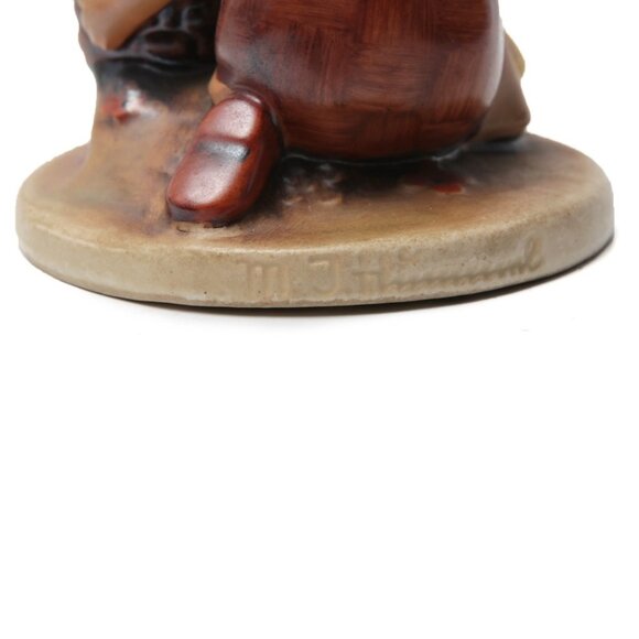 Vintage HUMMEL Chick Girl Porcelain Figurine 1950s 57/0 TMK 2 Full Bee Germany - Picture 5 of 9